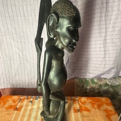 プライスダウン！！木彫り像！アンティーク！の画像