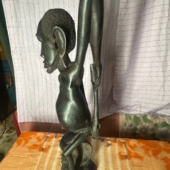 プライスダウン！！木彫り像！アンティーク！の画像