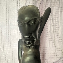 プライスダウン！！木彫り像！アンティーク！の画像