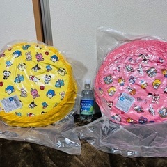 サンリオキャラクターズ　ぽこぽこクッション　値下げ　２個セットの画像