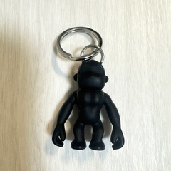 【新品未使用】 kipling 黒 ゴリラチャーム キーホルダー