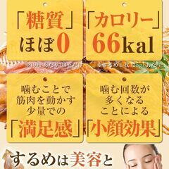 大容量「黄金イカ無添加さきいか」低糖質ダイエットの画像