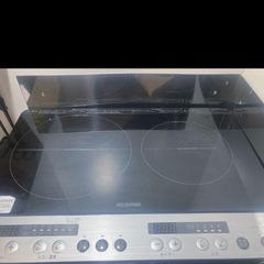 アイリスオーヤマ　IH 二口　クッキングヒーター　美品の画像