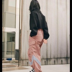 ナイロントレーニングワイドカーゴパンツの画像