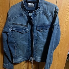 新品
寅壱デニムライダースジャケット