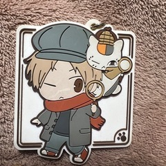 夏目友人帳　ゴム製キーチェーン　ニャンコ先生