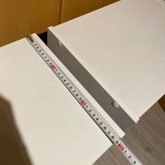 カラーボックス 白ホワイト 2個セットの画像