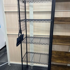 【未使用品】5段ラック メタルラック　銀ラック