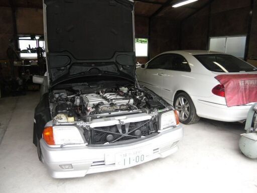 MベンツSL専門工場-129-600SLフルリペア-コンプリートエンジン販売