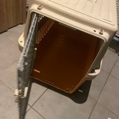  犬　猫 クレート ペットキャリー(幅52×奥行き62×高さ42cm)  飛行機 航空輸送OK の画像