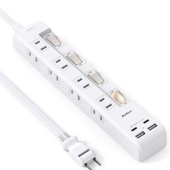 【新品未使用】12-in-1電源タップ&2Type-Cポート