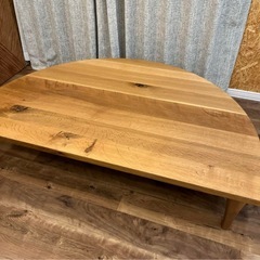 飛騨産業　森のことば　半円型テーブル