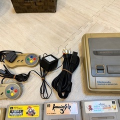 ★スーパーファミコン本体＋ソフト25本付きの画像