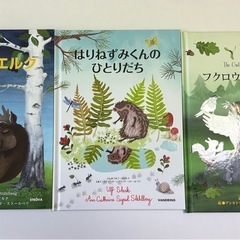 IKEAの大きな絵本　箱付き3冊セットの画像