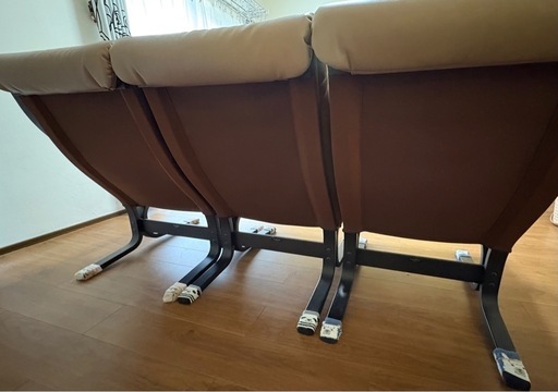 値下げ　FUJI FURNITURE　ソファ３人掛け　