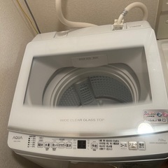 最終値下げ❗️AQW-V7P(W) 7L洗濯機 ほぼ未使用！！ の画像