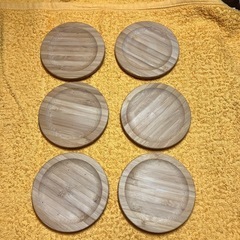 お盆/コースター付きグラスの画像