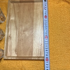 お盆/コースター付きグラスの画像