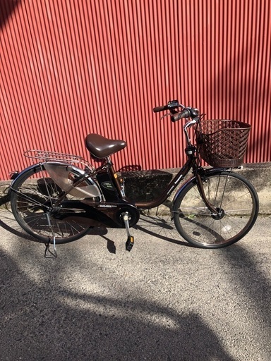 【京都】24インチ　茶色　電動アシスト自転車