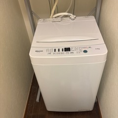 [取引終了]衣類乾燥機(DE-N55FX)と洗濯機(HW-T45D)の画像
