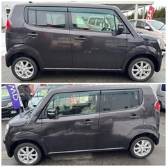 🉐 H25日産モコ4WD MG33S CVT 車検9/4/3まで14.2万㌔ フルセグナビの画像