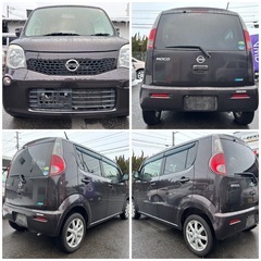 🉐 H25日産モコ4WD MG33S CVT 車検9/4/3まで14.2万㌔ フルセグナビの画像