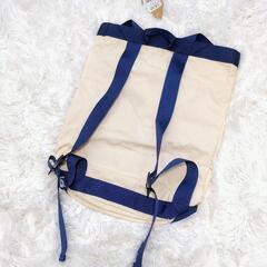 【新品】リュックサック キャンバス生地 トートバッグの画像