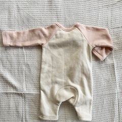 クマデザインカバーオール　60-70cm  ベビー服の画像