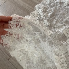【超美品】ウェディングドレス　9号
　の画像