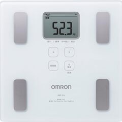 ＜日本製・オムロン＞体重体組成計 HBF-214-W カラダスキ...