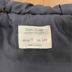 子供服　コート　120  Zara Kidsの画像