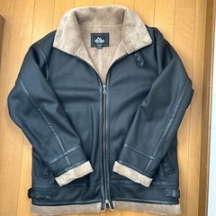 最終お値下げ！！合成皮革革ジャン裏起毛