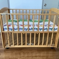 ベビーベッド【町田市再生家具】243222