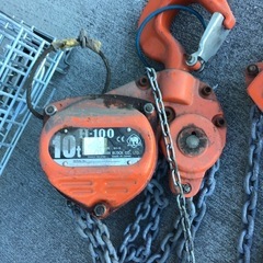 【中古】【店頭引取限定】チェーンブロック　10t