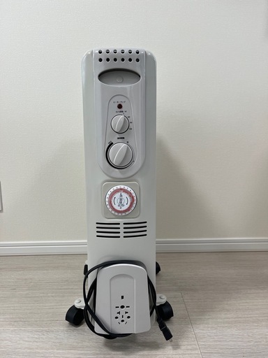 オイルヒーター 24時間タイマー 自動温度調節機能