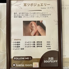 ｜本日限定｜耳ツボジュエリー　500円！！