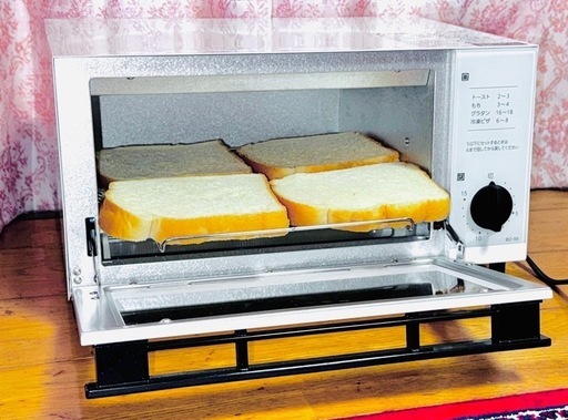 4人家族に朗報１度に４枚焼きトーストで家族円満(えっほんと？使用感ゼロ、2017年製 とってもきれいなオーブントースター)中古 絶賛断捨離中