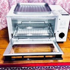 🤩4人家族に朗報👍１度に４枚焼きトーストで家族円満(えっほんと？使用感ゼロ、2017年製 とってもきれいなオーブントースター)中古 絶賛断捨離中の画像