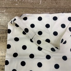 値下げしました　未使用　エコバッグ　ハンドメイド リバーシブル　ドット　シマエナガの画像