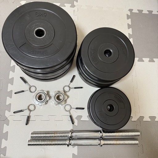 [受け渡し相談中]
筋トレアイテム[ダンベル・バーベル・ベンチ・プレート]