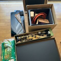 【美品】端午の節句のお飾り（兜、弓、台など）