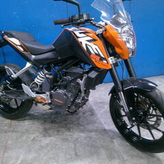 KTM 200デューク オレ エンジン始動確認 自賠責保険で乗れ...