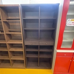【リサイクルサービス八光】幅80cm　ダークブラウン　引き出し収...