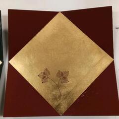 0223-007 盛皿　茶道具2枚セット※桐箱入りの画像