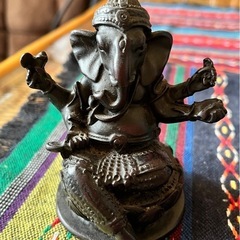 ガネーシャ 置物 縁起 インド神　象　夢を叶える　幸運　置物　オ...