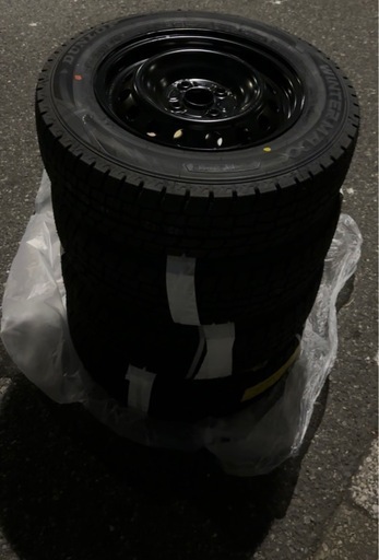 スタッドレスタイヤ　14インチ　ホイール　PCD100 4穴　4本
