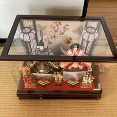 木製ひな人形の画像