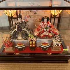木製ひな人形の画像