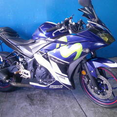YAMAHA YZF-R25 黒/青 エンジン始動確認 自賠責保...