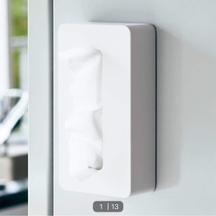 お取引決定🌼【ニトリ】マグネットコンパクトティッシュケース ホワイト